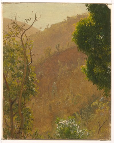 Landscape, July 1865 by Frederic Edwin Church