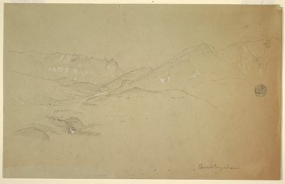 Landscape Near Berchtesgaden, June–July 1868 by Frederic Edwin Church