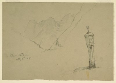 Landscapes between Golling and Abtenau, August 5, 1868 by Frederic Edwin Church