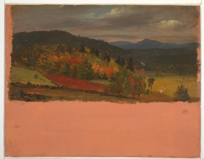 Maine or Stockbridge, Mass. view, September 1848 by Frederic Edwin Church