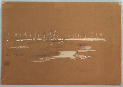Marshy Landscape near Millinocket, September 20, 1878 by Frederic Edwin Church
