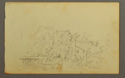Mill Surrounded by Trees, 1845 by Frederic Edwin Church