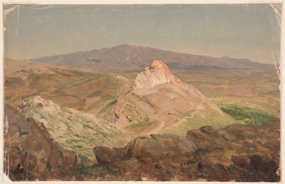 Mount Pentelicus, April 1869 by Frederic Edwin Church