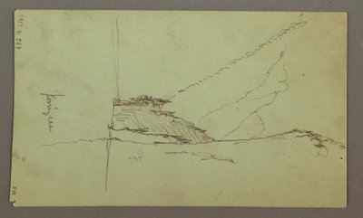 Mountain Peaks, River, July 1868 by Frederic Edwin Church