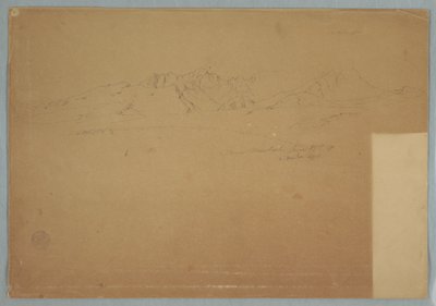 Mountain Ranges with Rugged Peaks, near Machachi, Ecuador, June 19, 1857 by Frederic Edwin Church