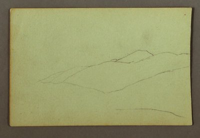 Mountain Ridge, possibly 1856 by Frederic Edwin Church