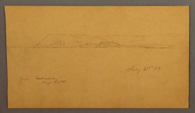 Mountainous coast, July 21, 1859 by Frederic Edwin Church