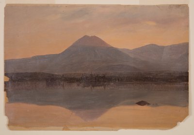 Mt. Katahdin from Lake Katahdin, 1860–70 by Frederic Edwin Church