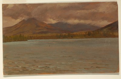 Mt. Katahdin from Lake Katahdin, 1860–70 by Frederic Edwin Church