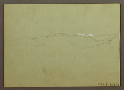 Plant and Landscape Study, April 28, 1869 by Frederic Edwin Church