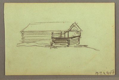 Portion of Mountain Ridge, possibly 1856 by Frederic Edwin Church