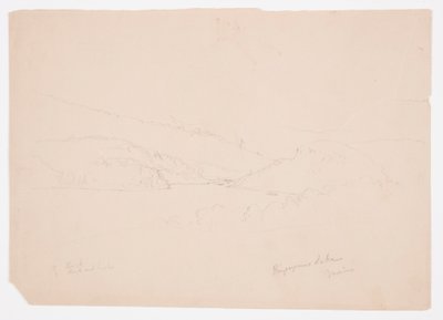 Ripogenus Lake, ca. 1855 by Frederic Edwin Church