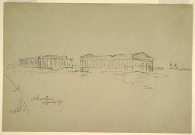 Sketches, Paestum, Southern Italy, April 1869 by Frederic Edwin Church