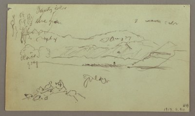 Stone Arch, Stone Base, April 27, 1868 by Frederic Edwin Church