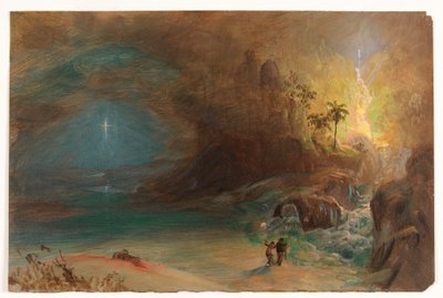 Study for "Apotheosis to Thomas Cole", ca. 1847 by Frederic Edwin Church
