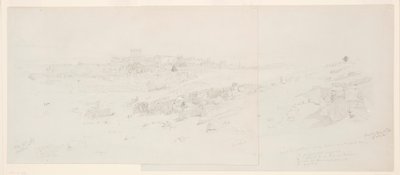 Temples at Morning, Baalbek, May 12, 1868 by Frederic Edwin Church