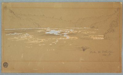 The River "Below the Whirlpool", September 1858 by Frederic Edwin Church