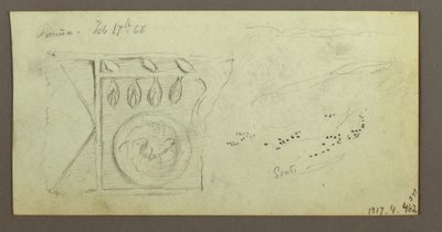 Trees, Scalloped, February possibly 1868 by Frederic Edwin Church