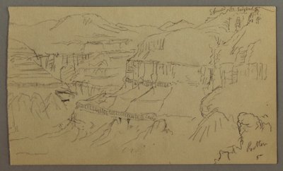 Valley of El Yemen, February 20, 1868 by Frederic Edwin Church
