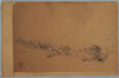 Valley with McAllisters Saw Mill, Colombia, June 1853 by Frederic Edwin Church