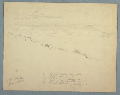 View from Mount Salus, Jamaica, June 1865 by Frederic Edwin Church