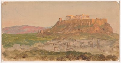 View of the Acropolis from the South, Athens, April 1869 by Frederic Edwin Church