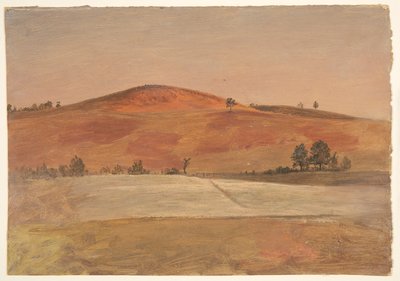 Landscape with Low Hill and Fields by Frederic Edwin Church