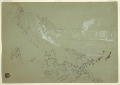 Niagara Falls from the Base of Prospect Point by Frederic Edwin Church