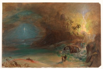 Study for "Apotheosis to Thomas Cole" by Frederic Edwin Church
