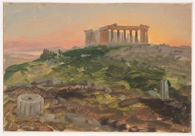The Parthenon from the Southeast by Frederic Edwin Church