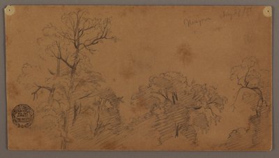 Tree Tops, Niagara by Frederic Edwin Church