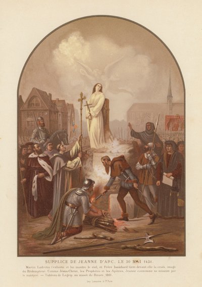 Martyrdom of Joan of Arc by Frederic Legrip