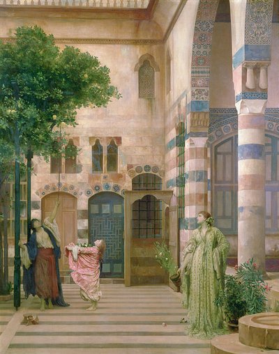 Old Damascus, Jewish Quarter or Gathering Lemons by Frederic Leighton