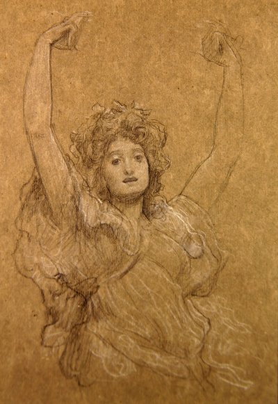 Study of a Dancing Girl by Frederic Leighton