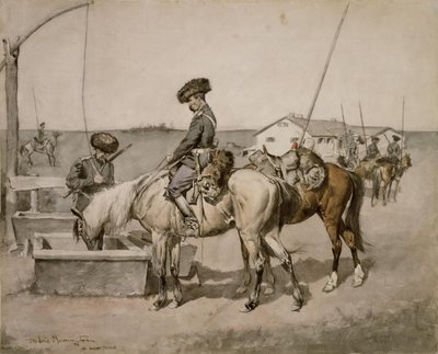 An Amoor Cossack by Frederic Remington