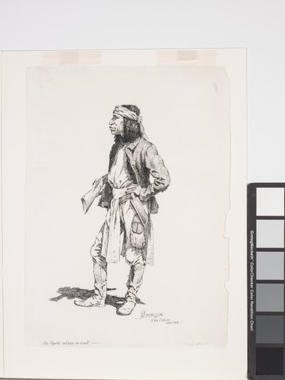 An Apache Soldier, or Scout by Frederic Remington