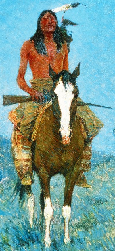 The Outlier by Frederic Remington