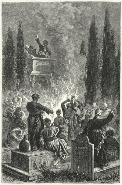 Meeting of the Ishmaelites (engraving) by Frederic Theodore (after) Lix
