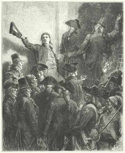 The downfall of the Girondins by Frederic Theodore (after) Lix