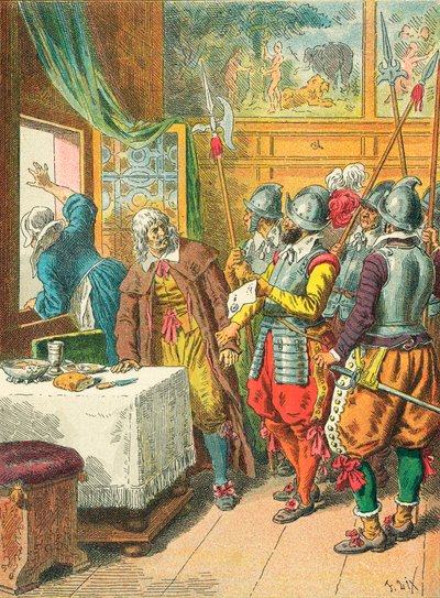Arrest of Broussel by Frederic Theodore Lix