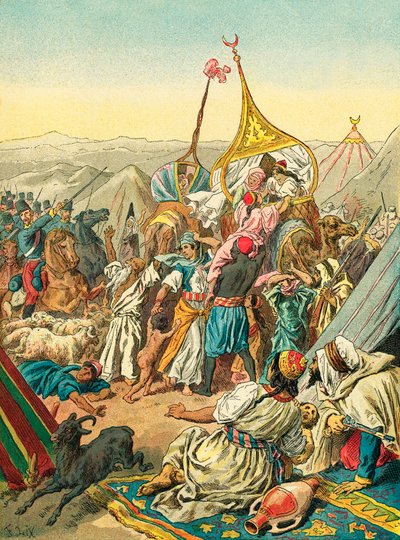 Capture of the Tribe of Abd El Kader by Frederic Theodore Lix