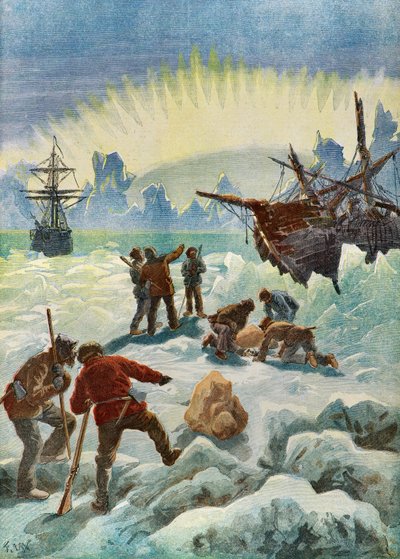Discovery of the Remains of the Norwegian Ship the Ripple by Frederic Theodore Lix