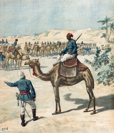 French Colonial Troops by Frederic Theodore Lix