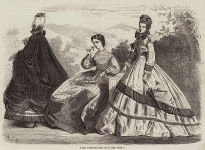 Paris Fashions for July by Frederic Theodore Lix