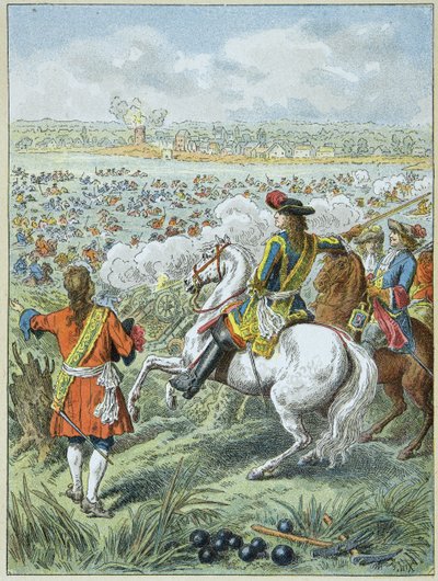 Passage of the Rhine by the armies of King Louis XIV by Frederic Theodore Lix
