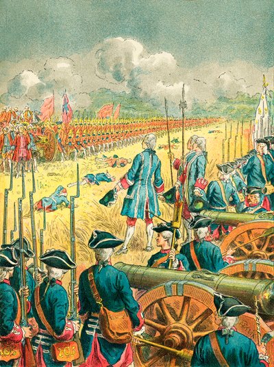 The Battle of Fontenoy by Frederic Theodore Lix