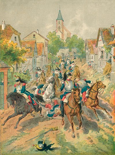 The Cuirassiers of Reichshoffen by Frederic Theodore Lix