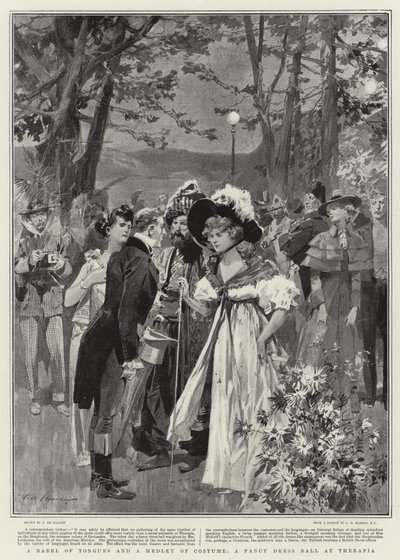 A Babel of Tongues and a Medley of Costume, a Fancy Dress Ball at Therapia by Frederic de Haenen