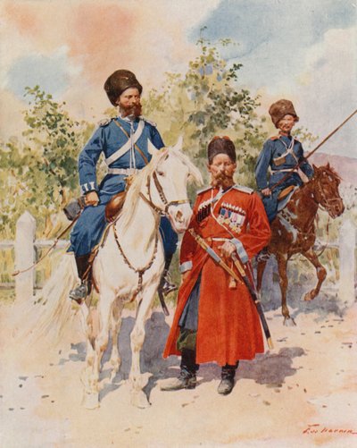 Cossacks of the Guard and Imperial Bodyguard by Frederic de Haenen