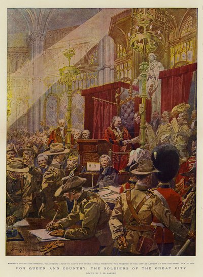 For Queen and Country, the Soldiers of the Great City by Frederic de Haenen